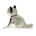 Plyšový pes husky s vodítkom 28 cm ECO-FRIENDLY