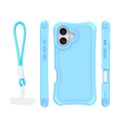 Puzdro Safepop s popruhom pre iPhone 17 6,3" modrá