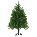 vidaXL Vianočný stromček s 150 LED-i so stojanom Zelená 120 cm PE