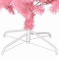 vidaXL Vianočný stromček Ružová 210 cm PVC