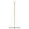 vidaXL LED vianočný stromček 447 LED teplá biela 250 cm