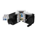 ITS konektor Keystone jack RJ45 Cat. 6A UTP samozařezávací, čierny