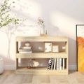 vidaXL Knižnica/deliaca stena dub sonoma 100x30x72 cm