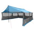 vidaXL Rodinný stan Modrá 600 x 400 x 268 cm Polyester a oceľ