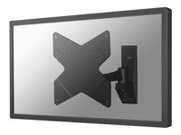 Držiak - plný pohyb - pre LCD displej - čierna - veľkosť obrazovky: 10"-40" - montáž na stenu