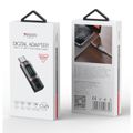 Adaptér YESIDO OTG GS24 TYP-C/TYPE-C LED 100W čierny