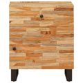 vidaXL Skriňa na posteľ Hnedá 50 x 33 x 60 cm Masívne mango drevo