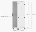Ubiquiti UniFi 42U Rack Cabinet 800 Perforated - Stojanový rozvaděč, výška 42U, ventilátory, perforované dveře