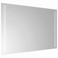 vidaXL Zrkadlo do kúpeľne s LED Priehľadná 60 x 40 cm tvrdené sklo