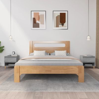 vidaXL Nočné stolíky 2 ks sivý dub sonoma 50x46x50 spracované drevo