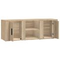 vidaXL TV skrinka dub sonoma 100x31,5x35 cm spracované drevo