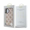 Guess puzdro pre iPhone 16 6,1" GUHMP16SPGPYSW hnedé tvrdé puzdro Peony Script MagSafe