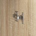 vidaXL Highboard Sonoma dub 31.5 x 32 x 122.5 cm