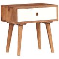 vidaXL Nočný stolík 45x30x45 cm masívne akáciaové drevo