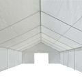 vidaXL Skladovací stan, PE 5x10 m, biely