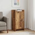 vidaXL Servírovacia skriňa Staré drevo 40 x 36 x 80 cm