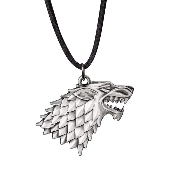 Amulet Game of Thrones - znak Starkov