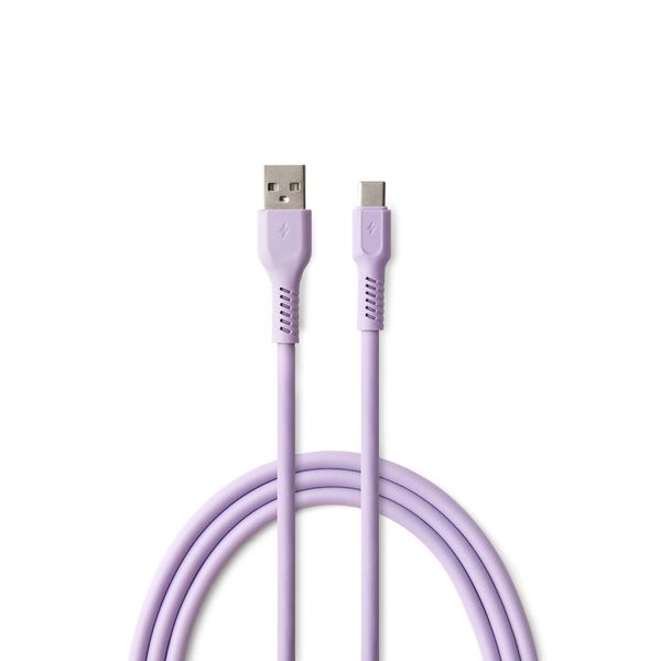 COLORUM kábel USB-A - USB-C 1,8m 3A CK60-AC-09 xLavenda