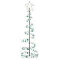 vidaXL LED vianočný stromček s ozdobami 120 LED teplá biela 180 cm