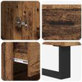 vidaXL Highboard 2 ks Staré drevo 69,5 x 34 x 180 cm