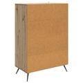 vidaXL Servírovacia skriňa Dub artisan 66 x 34,5 x 95 cm