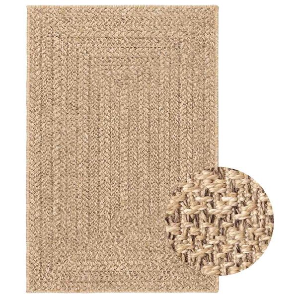 vidaXL Koberec ZIZUR 200x290 cm, jutový vzhľad, interiér a exteriér