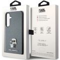 Obal Karl Lagerfeld pre Samsung Galaxy S24 Plus KLHCS24MPSAKCMPG sivý HC SAFFIANO KC PIN
