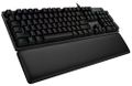 Logitech herní klávesnica G513 LIGHTSYNC RGB/ mechanická/ GX Brown/ USB/ US layout/ Carbon Klávesnice, herná, drôtová, mechanická, GX Brown, RGB podsvietenie, US layout, USB, čierna