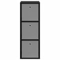 vidaXL Servírovacia skriňa so zásuvkou Čierny dub 35 x 32 x 99,5 cm