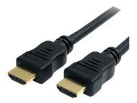 Kábel HDMI s ethernetom - HDMI so zástrčkami (samec) na HDMI so zástrčkami (samec) - 3 m - čierna