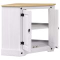 vidaXL Stojan na akvárium CORONA Biela 70 x 70 x 73 cm 300 kg