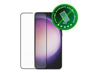 Ochrana obrazovky pre mobilný telefón - farba rámu čierna - pre Samsung Galaxy S23