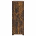 vidaXL Kúpeľňová skriňa Dymová dub 72,5 x 36,5 x 100 cm