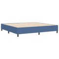 vidaXL Platformový rám postele Modrá 200 x 200 cm Kordúrová tkanina