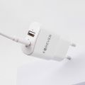 Forever TC-01-20AC PD QC charger 1x USB-C 1x USB 20W white