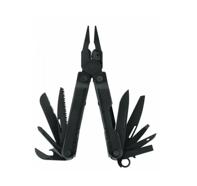 Leatherman LTG831563 REBAR BLACK multifunkčný nástroj 17 funkcií, celočierna