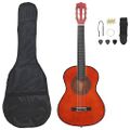 vidaXL 8-dielna klasická gitarová sada pre začiatočníkov 1/2 34"