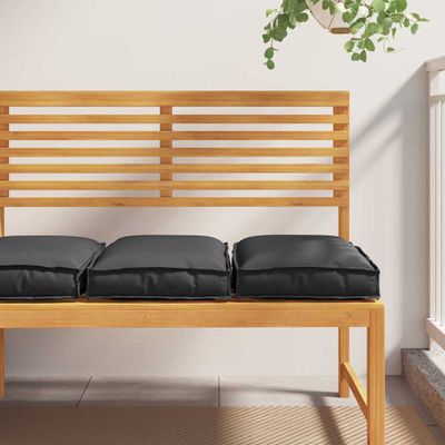 vidaXL Podložka 2 pcs Čierna 40 x 40 x 8 cm Oxfordská látka