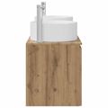 vidaXL Set kabinetov do kúpeľne 3 ks Dub artisan 49,5 x 44,5 x 65,5 cm