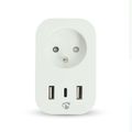 SmartLife chytrá zásuvka NEDIS WIFIP151EWT /Wi-Fi/meranie spotreby/16A/3680W/biela