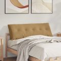 vidaXL Poduška na chrbát Hnedá 140 x 50 cm Kordúrová tkanina