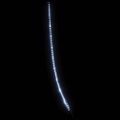 vidaXL LED Vianočný stromček so zemnými kolíkmi Studená biela 511 cm