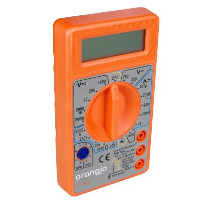 Digitálny multimeter Orangjo VC500, LCD, 9V Digitálny multimetr Orangjo VC500, LCD, 9V