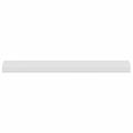 vidaXL Parapetné dosky Biela 60 x 10 x 4,5 cm PVC