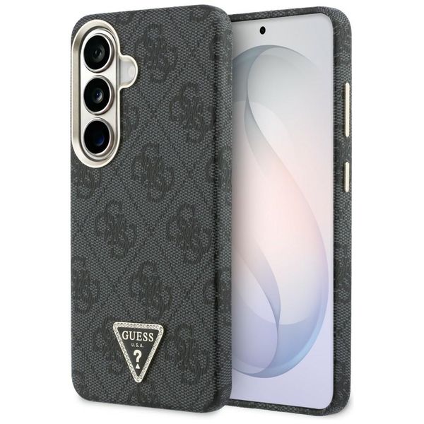 Puzdro Guess 4G Triangle Logo MagSafe pre Samsung Galaxy S26 čierne