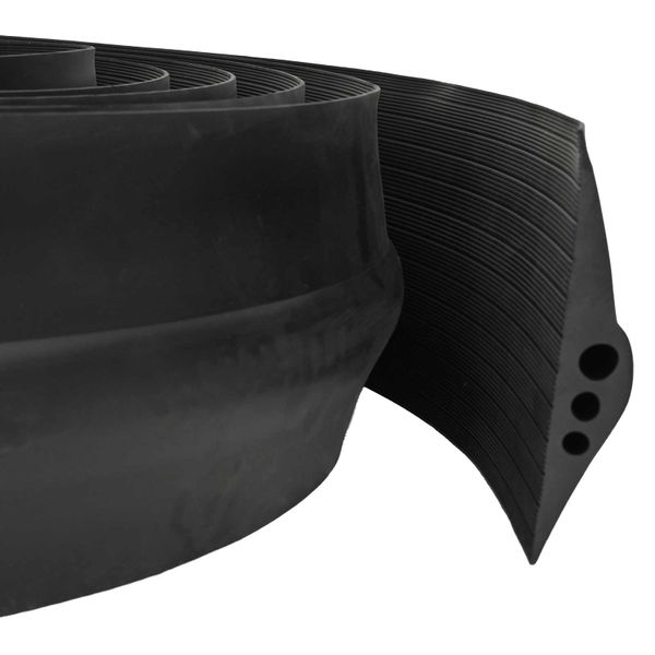 vidaXL Podlahová tesniaca hmota pre garáž 74 x 20 mm 2 m EPDM guma