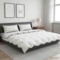 vidaXL Súprava paplónu z 90% husacieho peria FULDA 3 ks 220 x 240 cm