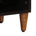 vidaXL TV skrinka Orech 100 x 33 x 46 cm Masívne mango drevo