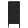 vidaXL Servírovacia skriňa Čierny dub 78 x 35 x 74.5 cm