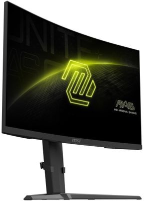 MSI MAG/275CQRF QD E2/27"/VA/QHD/180Hz/0,5ms/Čierna/3R LED monitor, herný, prehnutý, 27", VA, 2560×1440, 16:9, 180Hz, 0,5ms, 300cd/m2, 5000:1, 2× HDMI, DisplayPort, USB-C, 2× USB, en.
